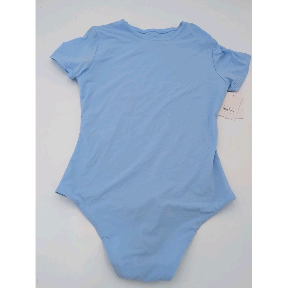 Women's Luxury Collection 4Way Stretch short Sleeve Bodysuit  Auden light blue S